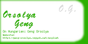 orsolya geng business card